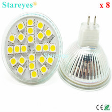 8 pcs SMD 5050 24 LED 5W MR16 DC12V LED Spot light bulb LED light downlight lamp LED spotlight light droplight lighting 2024 - buy cheap