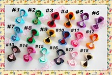 free shipping 100pcs new 3'' small kanzashi small flower girl hair clips bitty hair bows for  flower clips 2024 - buy cheap