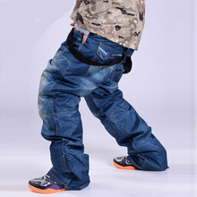 Уличные мужские и женские лыжные брюки зимние Профессиональные штаны для сноуборда водонепроницаемые ветрозащитные дышащие теплые зимние брюки для мужчин 2024 - купить недорого