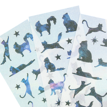 15 упаковок/лот Kawaii Cat Starry sky Series Purplr бумажная наклейка для скрапбукинга Diy Дневник Офис школа творческая этикетка оптом 2024 - купить недорого