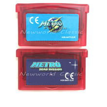 Meto Fusion Zero Misio EUR Version Multiple ENG/FRA/DEU/ESP/ITA language  for 32 Bit Video Game Cartridge Console Card Red Shell 2024 - buy cheap