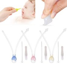 3pcs Baby Care Set Newborn Safety Nose Cleaner Kids Vacuum Suction Nasal Aspirator Set Infants Flu Protections Accessories 2024 - buy cheap