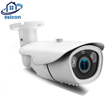 Ssicon-câmera de segurança ip, h.265, 5mp, poe, 2.8-12mm, lente varifocal, zoom manual, infravermelho, 40m, p2p, onvif, vigilância 2024 - compre barato
