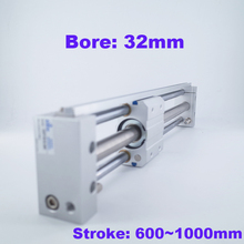 Cilindro sin vástago acoplado magnéticas deslizador estilo 32mm, cilindro de aire inalámbrico, diámetro de 600/700/800/900/1000mm, CY1S/CDY1S 2024 - compra barato