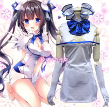 Anime Is It Wrong to Try to Pick Up Girls in a Dungeon? Cosplay Hestia Cos Sweet Cute Dress Costume 2024 - compre barato