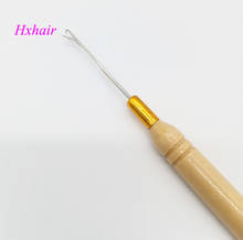 10pcs Wooden Handle Pulling Needle / Micro Rings / Loop Hair Extension Tools 2023 - купить недорого