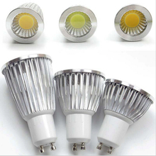 Бесплатная доставка gu10 / E27 dimmable / GU5.3 / E14 / B22 / MR16 / 9W 12W 15w COB светодиодные лампы высокой мощности cob 2024 - купить недорого