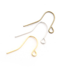 High Quality Earring Stud 200pcs/lot 15*20mm Alloy Earring Hook/Ear Hook Jewelry Findings FRB012-01 2024 - buy cheap