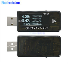 Probador de puerto USB 6 en 1 0-5A DC 4-30V, pantalla de voltaje actual, capacidad de energía, voltímetro USB, amperímetro, multímetro 2024 - compra barato