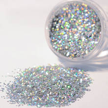 Nail Glitter Powder Silver  Sequins Shimmer Nail Glitter Dust Pigment  DIY Nail Art Decorations 2024 - buy cheap