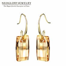 Neoglory Chandelier Hook Long Big Dangle Earrings for Women2020 Bridesmaid Embellished with Crystals from Swarovski 2024 - buy cheap