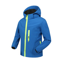 2021 Spring Outdoor Sports Children Soft shell Jacket Windproof Thermal Boys Girls Skiing Camping Hiking Waterproof Rainco 2024 - buy cheap