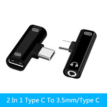 2 In 1 Type C To 3.5mm Jack Earphone Charging Converter USB Type-C Audio Adapter for Xiaomi 6 Huawei P10 Mate 20 Type C Phones 2024 - buy cheap