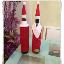 1 комплект рождественских винных бутылок с Санта-Клаусом и пуговицами, декоративная крышка, украшение одежды для рождественской вечеринки 2024 - купить недорого