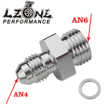 LZONE - AN4-6AN штыревой к прямой резьбовой AN4-6AN адаптер + прокладка JR-SL920-04-06-071 2024 - купить недорого
