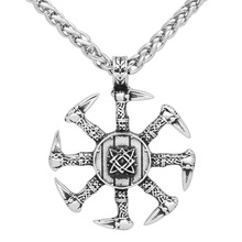 Colar de pingente viking klolvrat (svetoch) de amuleto em aço inoxidável 2024 - compre barato
