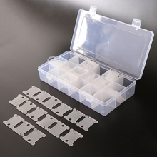 18 Compartments Embroidery Floss Organizer Box with 120pcs Plastic Floss Bobbins for Cross Stitch 2024 - buy cheap