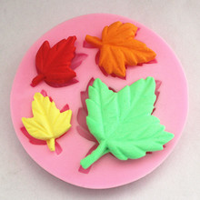 New New  Cake Decorating Buttonwood Tree Leaves Mini Mold Silicone Chocolate Fondant Candy Mold 2024 - buy cheap