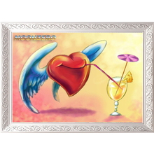 Louie's Cocktail-pintura de diamante 5D Diy, bordado de diamantes de imitación, punto de cruz, imagen de regalo 2024 - compra barato