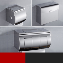 Stainless Steel Postbox Type Toilet Paper Holder Case w/ Cover Roll Dispenser Bathroom Waterproof Tissue Box Roll Tissue Holder 2024 - buy cheap