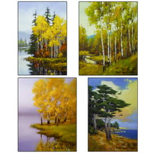 5d Diy Diamond Painting Cross Stitch Fall Landscape Oil Painting Diamond Embroidery Crystal Diamond Mosaic Pictures Needlework 2024 - buy cheap