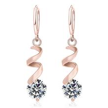 MISANANRYNE Nice Shipping Women's 4 Colors CZ Fashion Gold Color Dangle Drop Earrings Jewelry Gift 2024 - buy cheap