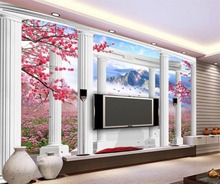 beibehang Custom wallpaper Nature beautiful mood wallpaper bedroom living room TV background wall paper Seamless 3D stereo mural 2024 - buy cheap