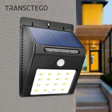 Solar Light Led Garden Outdoor 16 LED Wall Lamp PIR Body Induction Wall Lights Motion Sensor Waterproof High Bright Solar Lamps 2024 - buy cheap