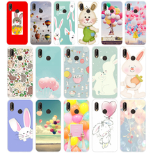 243H Balloon Rabbit Flower Soft Silicone Tpu Cover Case for huawei Nova 3 3i p smart 2024 - buy cheap