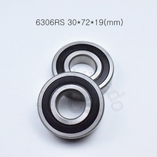 Bearing 1pcs 6306RS 30*72*19(mm) chrome steel Rubber Sealed High speed Mechanical equipment parts 2024 - buy cheap