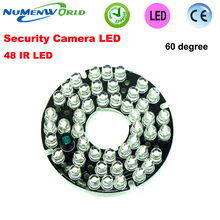 Free Shipping New 48 IR Leds Infrared IR Board for Security CCTV Camera 60 Degrees suit 75 diameter cctv camera IR LED board 2024 - buy cheap