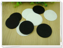 5cm white black Round Felt patch circle felt pads DIY accessory church wedding fascinator flower handmade material 1000PCS/LOT 2024 - buy cheap