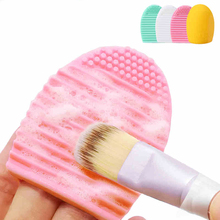 Brush Cleaner Egg Makeup Brushegg Cleaning Washing Tools Cosmetic Brush Cleaner Tool Board Cosmetics Makeup Brushes Scrubber Boa 2024 - buy cheap