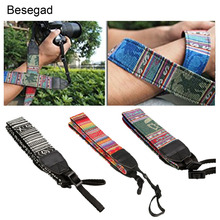 Besegad Bohemian Camera Neck Shoulder Strap Belt for Canon FujiFilm Nikon Olympus Panasonic Pentax Sony DSLR SLR Gadgets 2024 - buy cheap