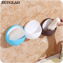 ZGTGLAD 1pcs Plastic Suction Cup Soap Shower Toothbrush Box Dish Holder Accessories Bathroom Supplies 2024 - buy cheap