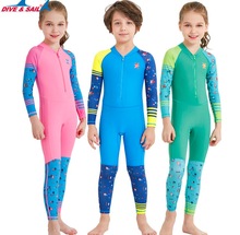 Kids Diving Swimming Suit Swimwear Full Body Jump Suit Dive Wet Suits Rash Guards Boy Girl Surf Swim Suit Water Sports 2024 - buy cheap