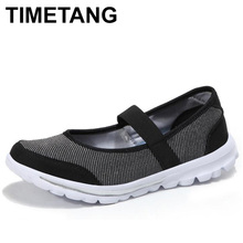 TIMETANG-zapatos de piel para madres, Calzado cómodo para enfermeras, para primavera y verano, talla grande, E371, 2018 2024 - compra barato