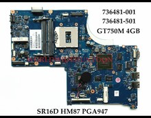 High quality for HP Envy 17-J 17T-J100  Laptop Motherboard 736481-001 736481-501 SR16D HM86 PGA947 DDR3 GT750M 4GB Fully Tested 2024 - buy cheap