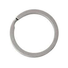 Брелоки для ключей шампуры из нержавеющей стали, сплит-кольца, круглые, тусклые, серебристые, 3,0 см (1 1/8 дюйма), диаметр, 30 шт. 2024 - купить недорого