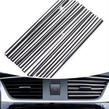 Car styling Newest U Shaped DIY Air Vent Grille Decoration Strip for Volvo S40 S60 S80 S90 V40 V60 V70 V90 XC60 XC70 XC90 2024 - buy cheap