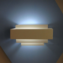 Candelabro de pared con luz led para salón, aplique moderno multicolor de 85-265V y 5W, tamaño 25x10x13CM 2024 - compra barato