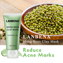 Lanbena Mung Bean Clay Face Mask Reduce Acne Marks Nourishing Oil Controlling Deep Cleaning Clean Pores Remove Grease Skin Care 2024 - buy cheap