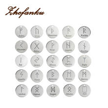 1pcs Viking Runes Beads Jewelry Accessories Or Hair Jewelry Antique Beads Metal Charms For Bracelets For DIY Pendant Necklace 2024 - buy cheap