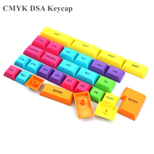 pbt dsa key cap OEM keycap dye subbed colorful keycaps modifier for diy gaming mechanical keyboard cherry switch 2024 - buy cheap