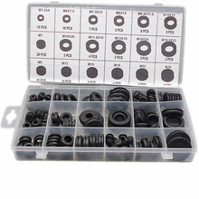 125pc Black Ring Rubber Grommets Firewall Hole Plug Set Electrical Wire Sealing Gasket Assortment Kit for Car Truck Boat 2024 - buy cheap