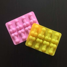 Sexy Penis Cake Mold Dick Ice Cube Tray Silicone Mold Soap Candle Moulds Sugar Craft Tools Chocolate Mould Mini Ice Cream Forms 2024 - купить недорого