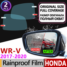 Filme anti-neblina para retrovisor honda segundo, filme adesivo para proteção completa contra nevoeiro, 2017, 2018, 2019 2024 - compre barato