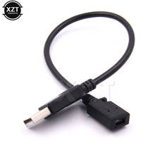 Высококачественный usb-кабель A Female-Mini USB B, Кабель-адаптер для передачи данных 5P OTG V3 для автомобильного аудио планшета для MP3/mp4-плеера 2024 - купить недорого