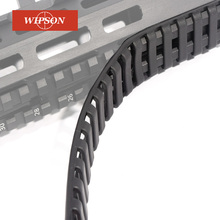 WIPSON Tactical Airsoft 4pcs 18 Slots Picatinny Weaver Quad Rail Low Profile Rail Ladder Covers Black 2024 - buy cheap