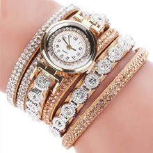 Hot Sale Women Watch Fashion Quartz Watch Luxuriou Analog Rhinestone Watch Diamond Bracelet Clock  For Gift relogio feminino B50 2024 - buy cheap